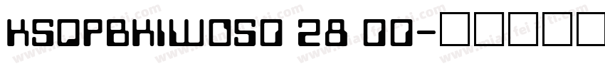 KSQPBKIWOS0 28 00字体转换